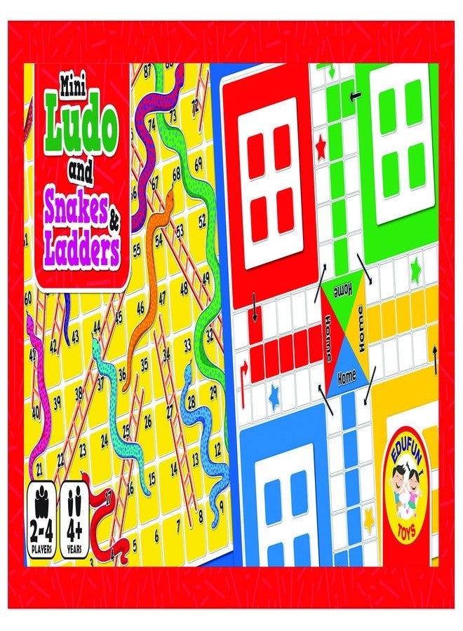 Edufun Toys Mini Ludo and Snakes & Ladders